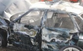 За ночь в Санкт-Петербурге сгорело несколько автомобилей.