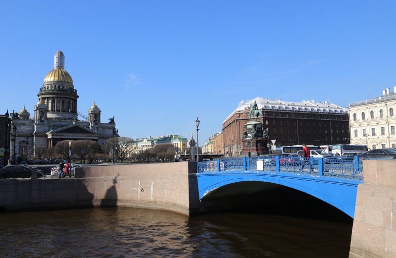 Синий мост через Мойку | Санкт-Петербург
